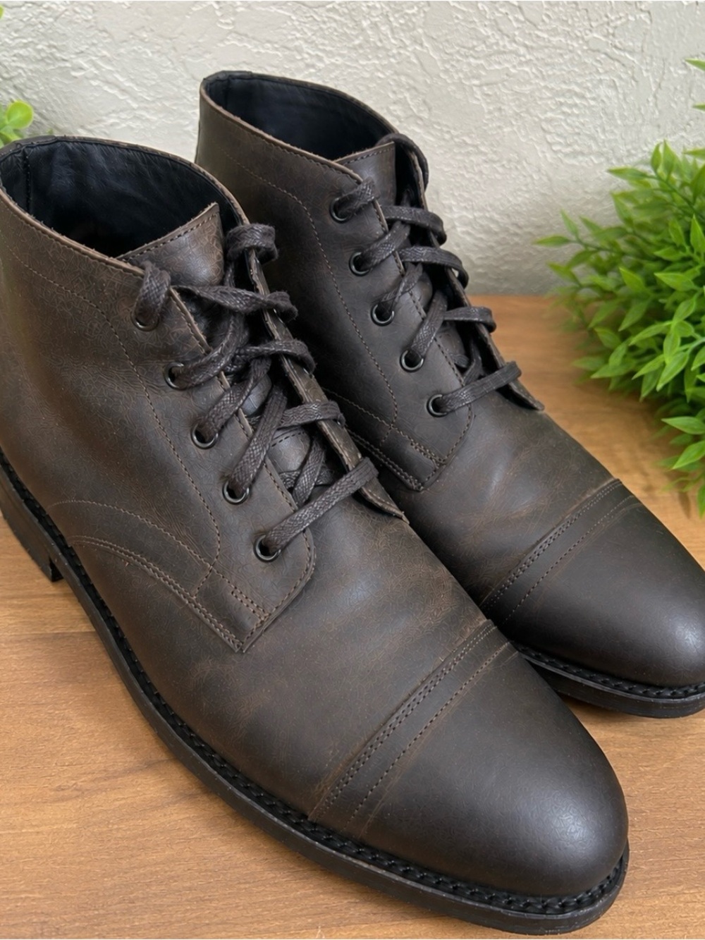 Thursday Boot Co Cadet Boots Tobacco Brown Size 10 Men’s Leather Goodyear Welt